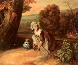 A Country Maid by Henry Walton - Oil Painting Reproduction
