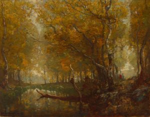 Bradbury's Mill Pond, No. 2 by Henry Ward Ranger Oil Painting