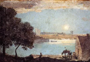 Moonlight in Connecticut painting by Henry Ward Ranger