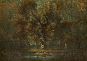 Oak Tree by Henry Ward Ranger Oil Painting