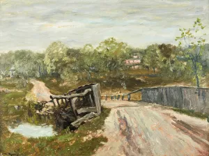 The Stone Fence by Henry Ward Ranger Oil Painting