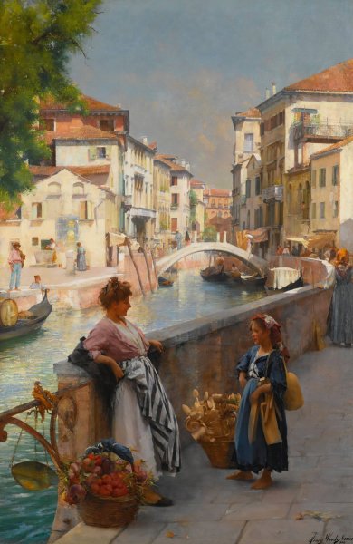 Main Product Photo of San Trovaso, Venice  Painting by Henry Woods