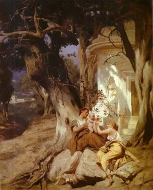 By a Temple Idyll