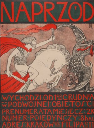 Naprzod wychodzi w podwojnej objetoSci by Henryk Kunzek Oil Painting