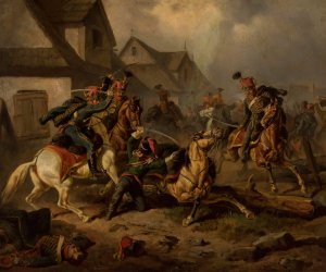 Death of Berek Joselewicz in Kock by Henryk Pillati Oil Painting