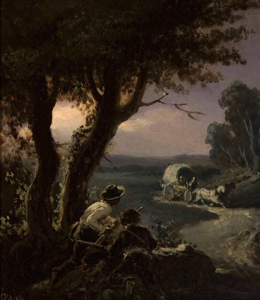 Robbers by Henryk Pillati - Hand-Painted Oil Painting Reproduction