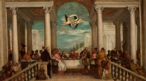 Feast in the House of Simon the Pharisee by Henryk Rodakowski Oil Painting