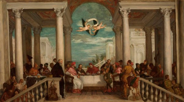 Feast in the House of Simon the Pharisee  by Henryk Rodakowski - Hand-Painted Oil Painting Reproduction
