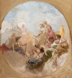 Aurora by Henryk Siemiradzki Oil Painting