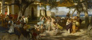 Judgement of Paris by Henryk Siemiradzki Oil Painting