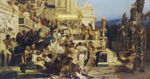 Nero's Torches by Henryk Siemiradzki Oil Painting