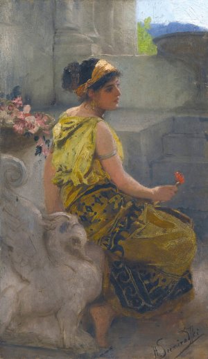 Southern Beauty by Henryk Siemiradzki Oil Painting