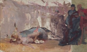Study to the Painting 'Christian Dirce' by Henryk Siemiradzki Oil Painting