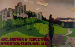 Browar w Tenczynku Oil painting by Henryk Szczyglinski
