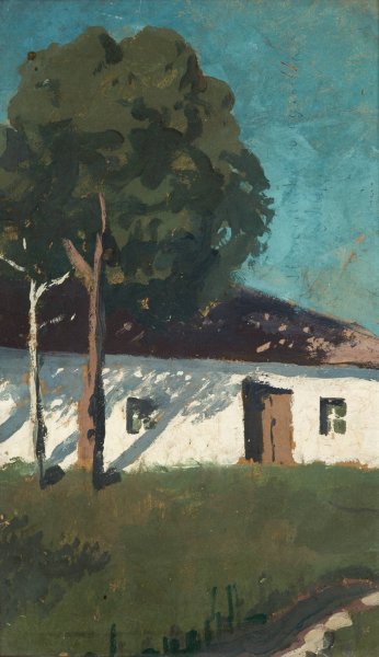 House in the Sun  by Henryk Szczyglinski - Hand-Painted Oil Painting Reproduction