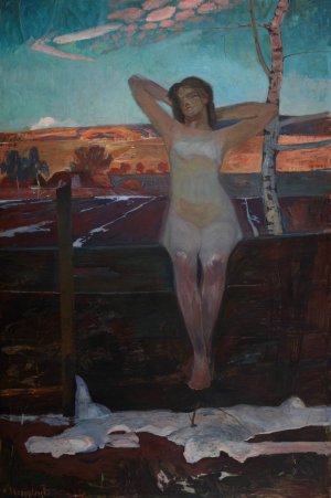 Spring Oil painting by Henryk Szczyglinski