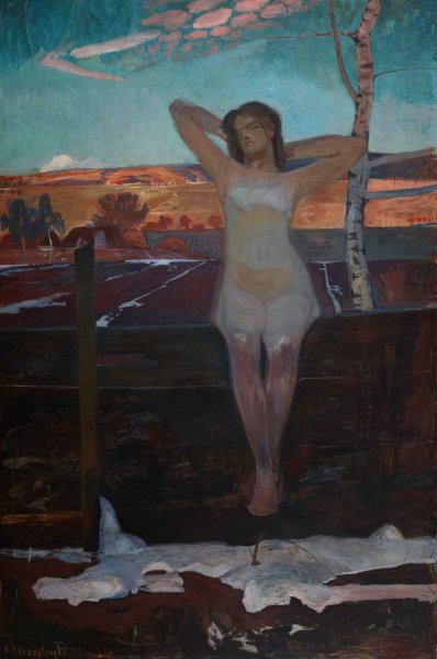 Spring  by Henryk Szczyglinski - Hand-Painted Oil Painting Reproduction