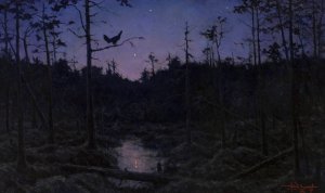 Mysterious song by Henryk Weyssenhoff Oil Painting