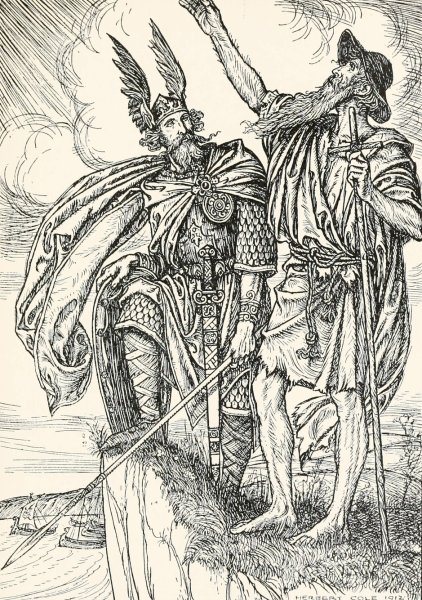 Main Product Photo of A Child's Book of Warriors 13  Painting by Herbert Cole