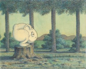 An Exceptionally Peaceful Moment by Herbert Crowley Oil Painting