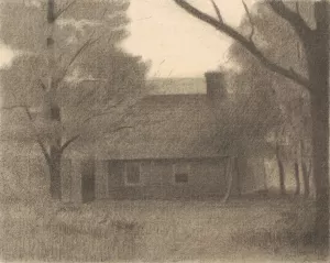 Landscape with a House by Herbert Crowley Oil Painting