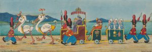 The Prince's Promenade by Herbert Crowley Oil Painting