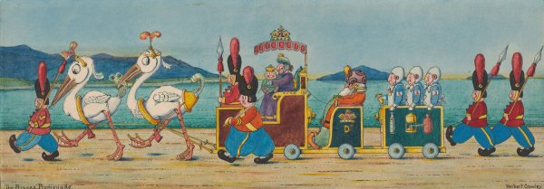 Main Product Photo of The Prince's Promenade  Painting by Herbert Crowley