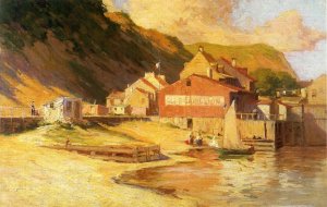 Club Carollion by Herbert Cyrus Farnum Oil Painting