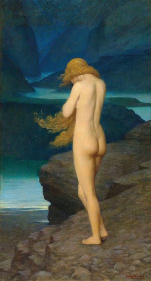 Eve in Exile by Herbert Gustave Schmalz Oil Painting