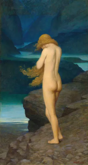 Eve in Exile by Herbert Gustave Schmalz Oil Painting
