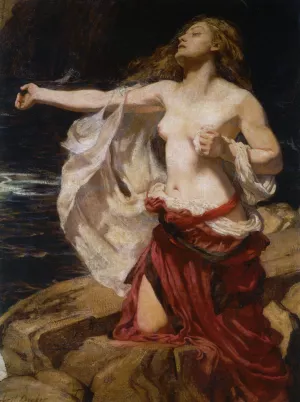 Ariadne by Herbert James Draper - Oil Painting Reproduction