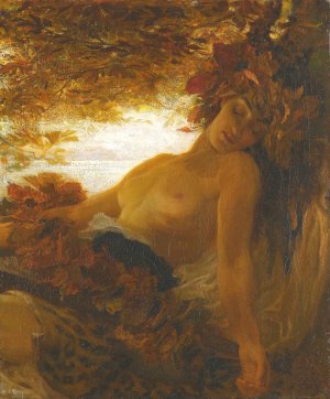 Autumn by Herbert James Draper Oil Painting