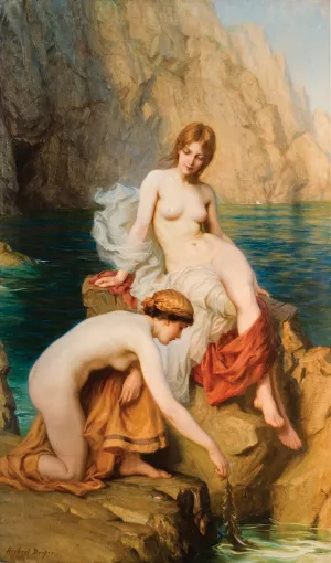 By Summer Seas painting by Herbert James Draper