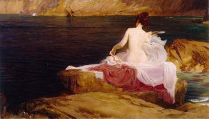 Calypso Island by Herbert James Draper Oil Painting
