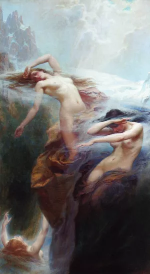 Clyties of the Mist painting by Herbert James Draper