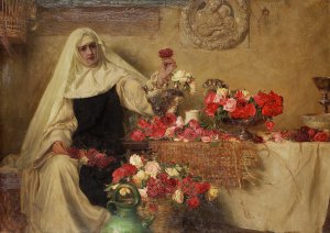 For Saint Dorothea's Day 1899 by Herbert James Draper Oil Painting