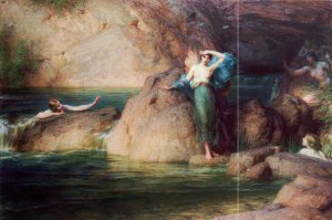 Halcyone by Herbert James Draper Oil Painting