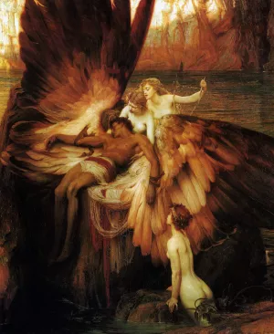 Lament for Icarus painting by Herbert James Draper