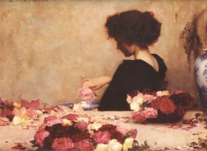 Pot Pourri Oil painting by Herbert James Draper