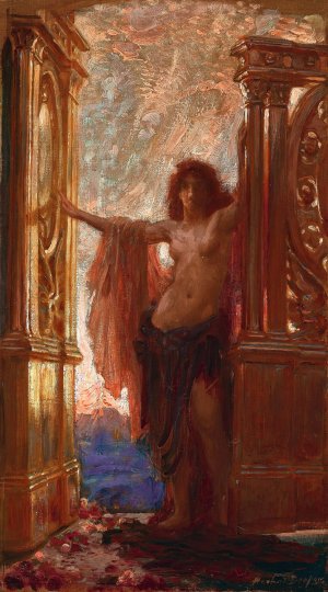 The Gates Of Dawn by Herbert James Draper Oil Painting