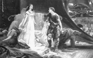 Tristan and Isolde painting by Herbert James Draper