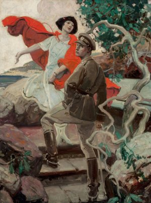 The Outcast Lady by Herbert Morton Stoops Oil Painting