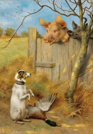 The Trial by Herbert William Weekes Oil Painting