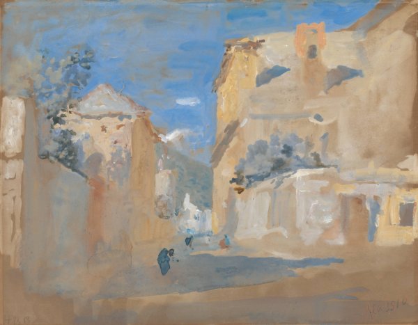Alassio by Hercules Brabazon Brabazon - Hand-Painted Oil Painting Reproduction