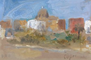 Capri by Hercules Brabazon Brabazon Oil Painting