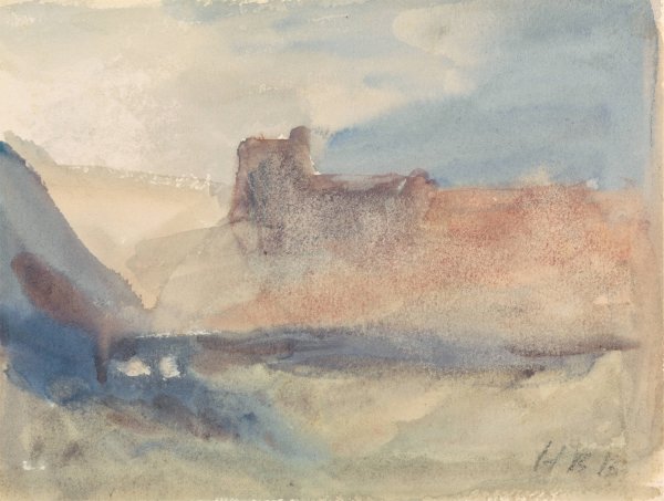 Main Product Photo of Coast near Tunis Painting by Hercules Brabazon Brabazon