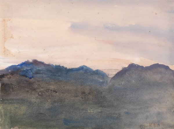 Evening Landscape by Hercules Brabazon Brabazon - Hand-Painted Oil Painting Reproduction