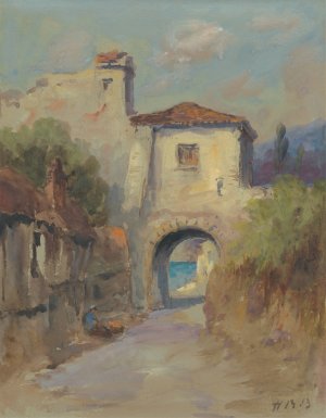 Gateway by Hercules Brabazon Brabazon Oil Painting