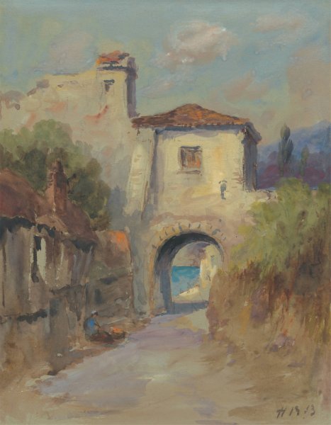 Main Product Photo of Gateway Painting by Hercules Brabazon Brabazon