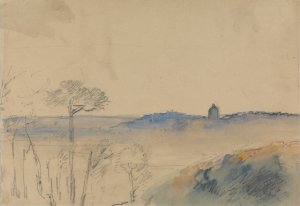 Rome from Monte Mario by Hercules Brabazon Brabazon Oil Painting